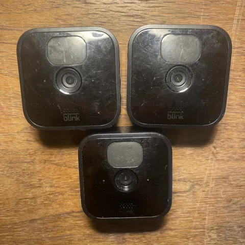 Lot of 3 Blink XT2 Wi-Fi 1080p Add-on Indoor/Outdoor Security Camera "UNTESTED"