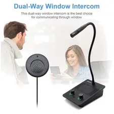 Dual Way Window Intercom System - Clear Sound