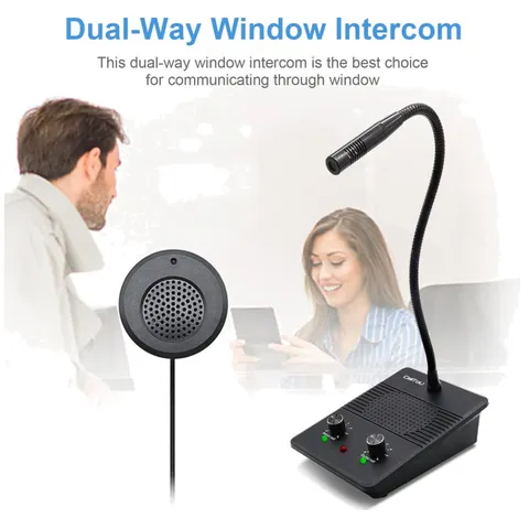 Dual Way Window Intercom System - Clear Sound