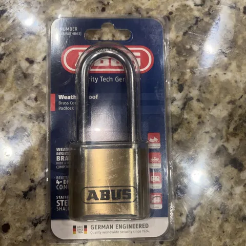ABUS - 180IB/50HB63 50mm Brass Body Combination Padlock Long Shackle (4-Digit)