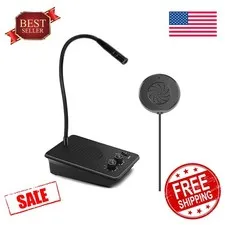 Daytech Window Intercom with Outer Speaker, Loud Speaker, Connect Wireless Mi...