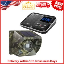 Solar Driveway Alarm Wireless 1800ft Range, Outdoor Motion Detector Weatherproof