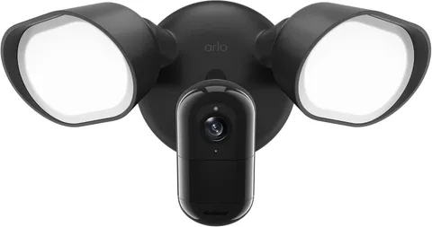 Arlo FLW2001-100NAR Wired Floodlight Security Camera, Black New Retail Box