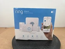 RING Alarm Wireless Home Or Office Security Kit 5-Piece White 4K11S70EN0