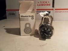 Vintage Master Lock #1525 Milwaukee WI Combination Padlock Complete in Box