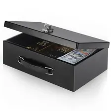 xydled Fire Resistant Safe Fire Safe Box with Key Lock for Home Office Securi...