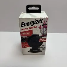 Energizer Connect WiFi Smart Indoor Camera 1080p Night Vision EIX1-1004-BLK