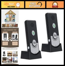 Wireless Intercom System - HD Clarity, 1000ft Range, Rechargeable Battery, Easy