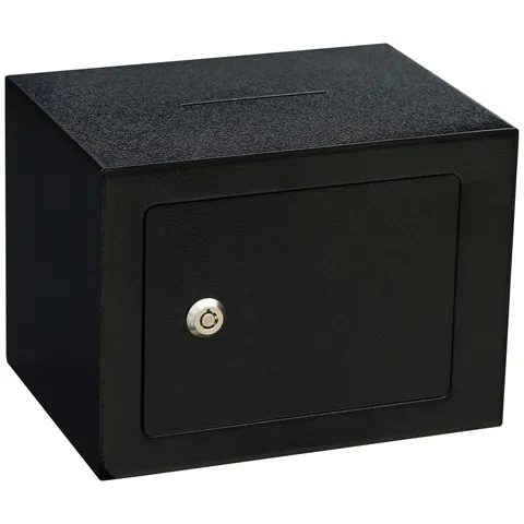 Safe Small Safe Money Cash Safe Keys Safe 6.7"D x 9.05"W x 6.7"H 0.24 CuFt Mi...
