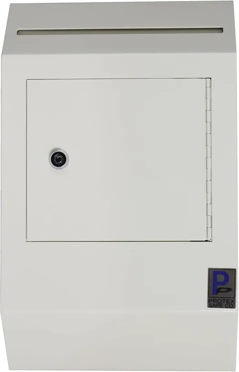 Protex Heavy Duty Drop Box Lock Box for Secure Suggestions, Ballots & Mail