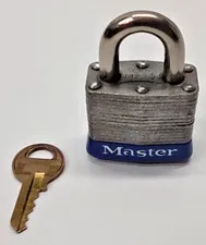 Masterlock No. 3 Padlock Hardened Lubricated