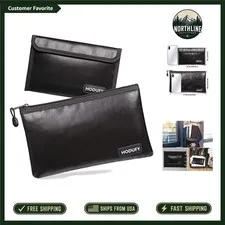 Dual-Layer Fireproof Money Bags - Perfect for Safe Travel & Document Protection