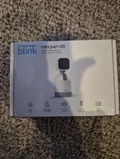 Blink Mini Pan-Tilt Camera Rotating Indoor Smart Security Camera White Sealed