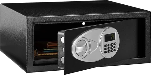 Steel Security Safe and Lock Box with Digital Keypad, Electronic Lock, Emergency