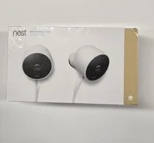 NEW SEALED Google Nest Camera NC2400ES Outdoor Security Camera - 2 Pack