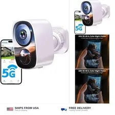 2026 Upgraded 2K Security Cameras Wireless Outdoor, Free Cloud Storage, 1-6 M...