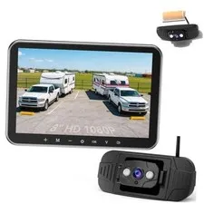 Plug-Play RV Camera System Wireless for Furrion Pre-Wired: 8 Inch-1 RV Camera