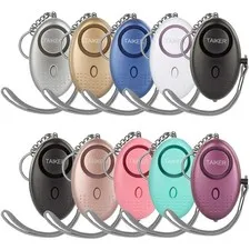 Portable 140DB Keychain Alarm - Colorful Personal Safety Device for All Ages
