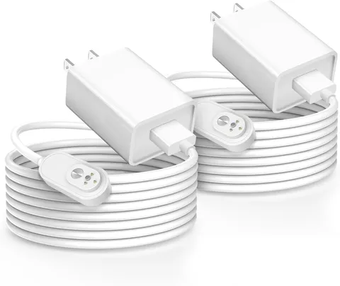 Arlo Camera Charger 10FT 2-Pack for Pro 5S 2K, Pro 4, Pro 3 Models