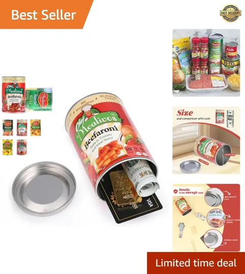 Discreet Aluminum Can Safe - Hidden Storage for Money, Jewelry, and More