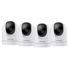 Cinnado D1 2K Security Camera 4 Pack 360° WiFi Indoor Pan Tilt Night Vision New