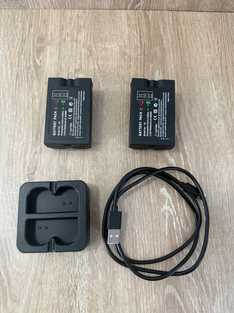 6040mAh Replacement Battery & Charger Station Ring Doorbell ..... 2 pack