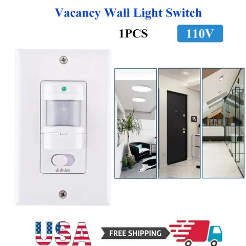 Automatic PIR Occupancy Motion Sensor Light Switch Auto On/Off Infrared