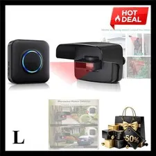 Wireless Driveway Alarms with 58 Chimes,Drive Way Alarm Motion Sensor