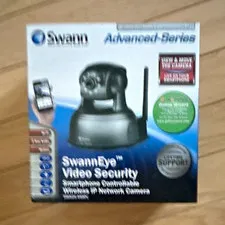 Swann SwannEye Wireless Wi‑Fi IP Indoor Camera Black VGA iPhone Mic/Speaker
