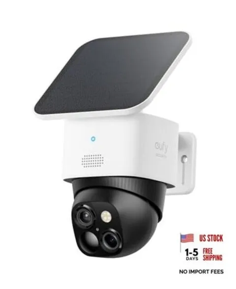 3K Dual Camera, SoloCam S340, Solar Security Cameras Wireless Solo Cam