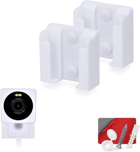2 Pack Adhesive Wall Mount for WYZE Cam OG Indoor/Outdoor 1080p Wi-Fi Camera, Ea