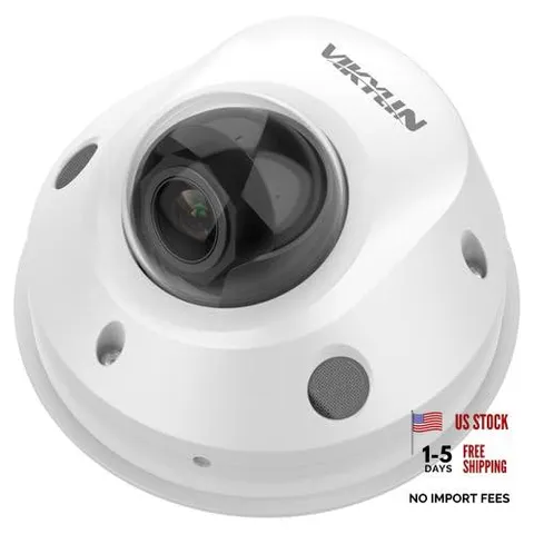 8MP Fixed Dome PoE IP Camera Outdoor, 4K Full Color PoE IP Dome Milk White