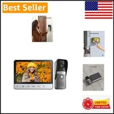 Secure Your Home: 7 Inch Wired Video Intercom with Dual-Way Audio System