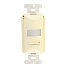 DIVERSA WVSSIU2-P-VI VACANCY SENSOR WALL SWITCH, PIR 2-POLE, PC, 120/277V, IVORY