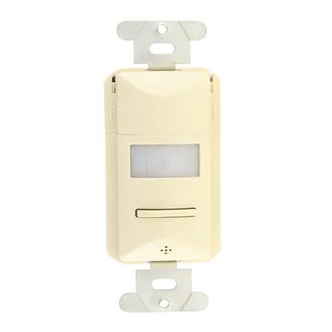 DIVERSA WVSSIU2-P-VI VACANCY SENSOR WALL SWITCH, PIR 2-POLE, PC, 120/277V, IVORY