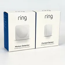Ring Alarm Security - Contact Sensor and Motion Detector - 2nd Gen - White