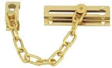 RiteFit Polished Brass Door Security Chain-FREE POSTAGE -HDCPB