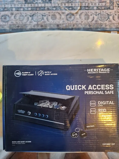 Heritage Quick Access Personal Safe RFID & Digital Lock – New in Box