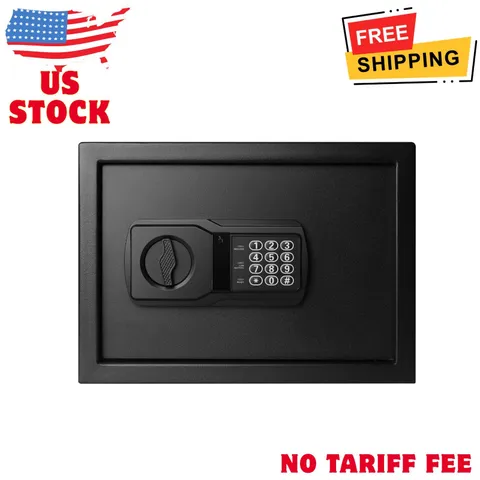 Safes Model 44E20 with Electronic Lock, Backup Key, 1 Shelf, Black
