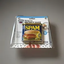 BigMouth Inc SPAM Decoy Can Secret Safe, Portable Hidden Lock, Small Plastic NEW