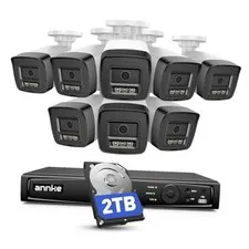 5MP Security Camera System Two-Way Audio, 16CH NVR with AI Motion White