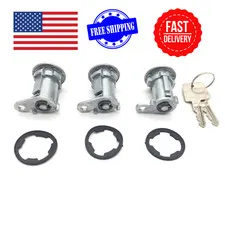 8122874K3 Door Lock Cylinder with Keys for Jeep Wrangler YJ