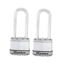M1XTLJ Magnum Heavy Duty Padlock with Key Keyed-Alike 2 Pack