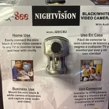 New Q-See Indoor/Outdoor Night Vision Security Video Camera QSICB2 Sealed Audio