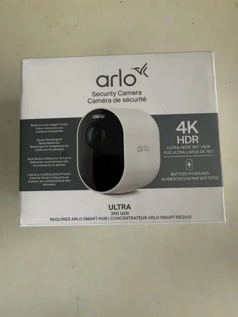 SEALED NEW Arlo Ultra 3rd Gen 4K HDR Add On Security Camera Wireless Outdoor Cam