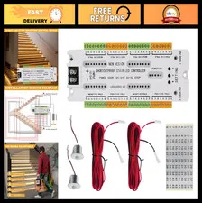 32 Channel Motion Sensor LED Stair Controller - Auto Lighting, Short Circuit Pro
