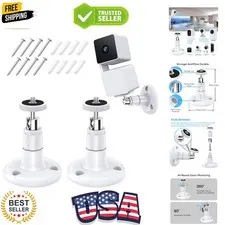 Wall Mount Compatible with Wyze Cam Pan V3 & Wyze Cam V4/V3 & Wyze Cam Outdoo...
