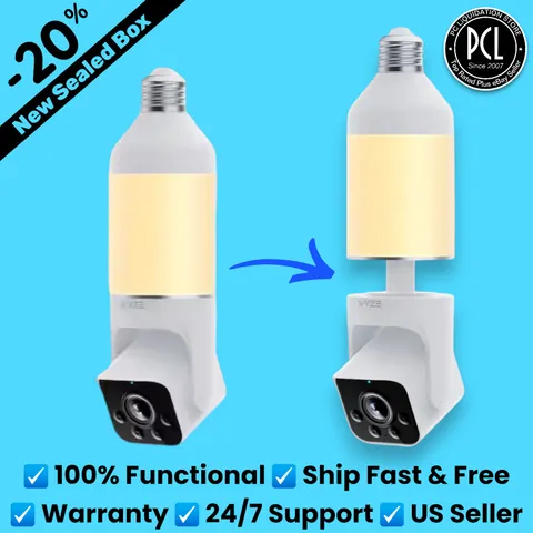 ✅ WYZE Bulb Cam | Enhanced Group Lighting - 1pc ✅