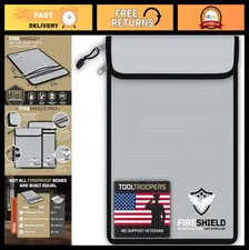 Fireproof Document Bag 2000°F - Waterproof Money Pouch for Cash & Valuables - 15