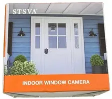 3MP 2K Window Security Camera,2.4G&5G WiFi IndoorCamera w/ Color Night STSVA-019